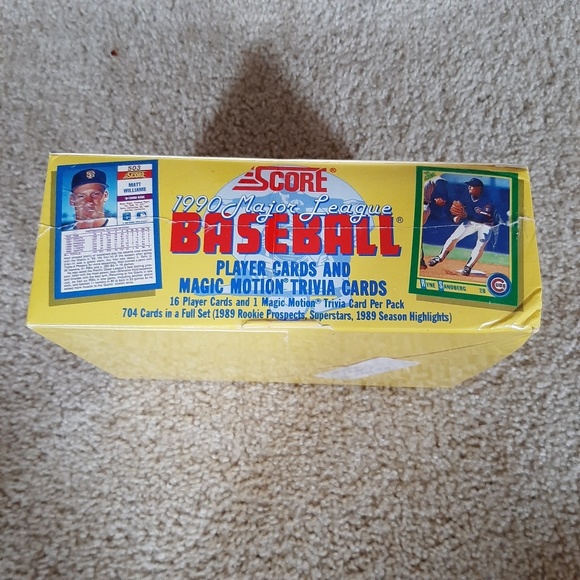 1990 Score Major League Baseball Cards case - Picture 5 of 6